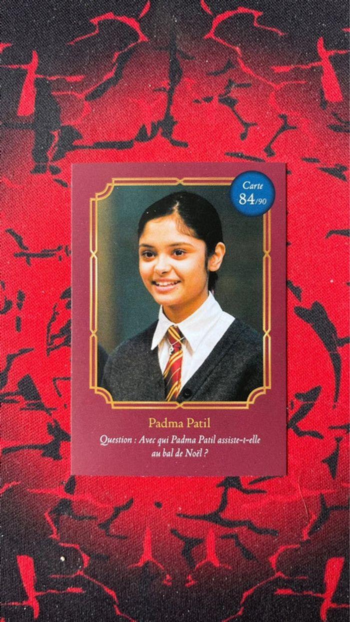 Carte Harry Potter Auchan - Padma Patil