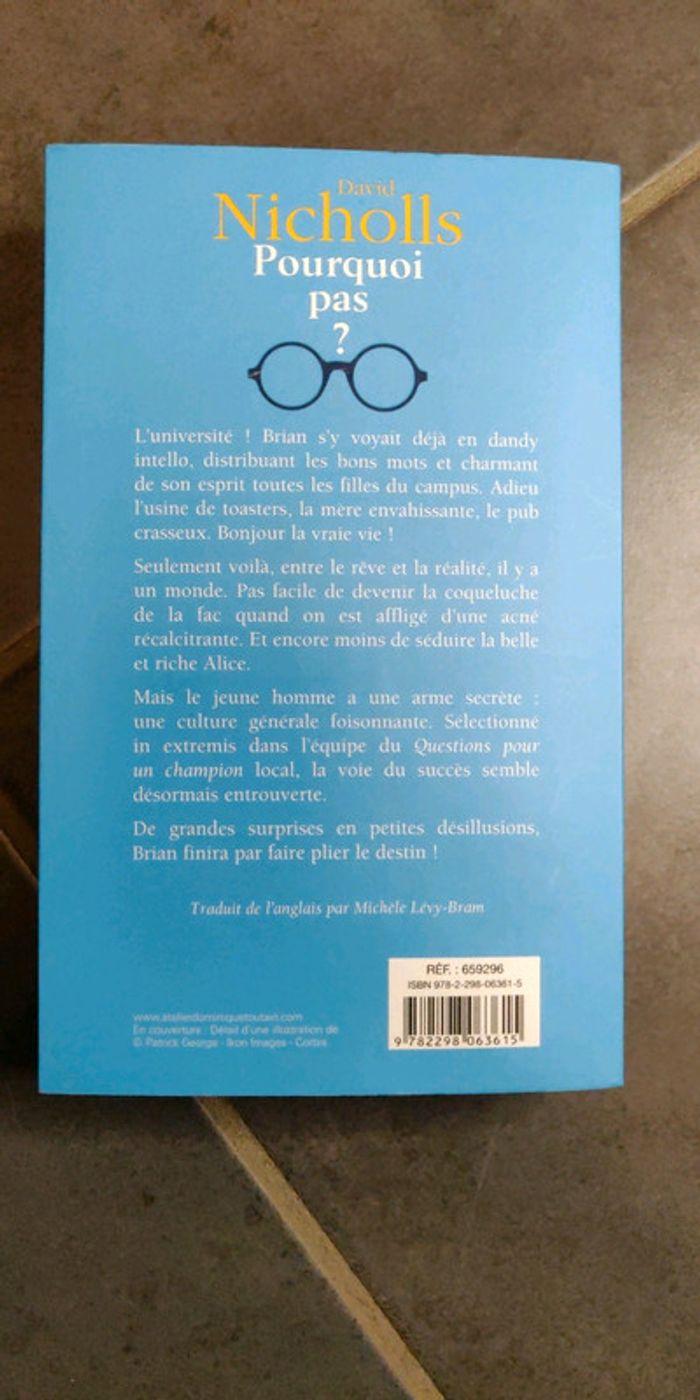 Pourquoi Pas ? - David Nicholls - photo numéro 2