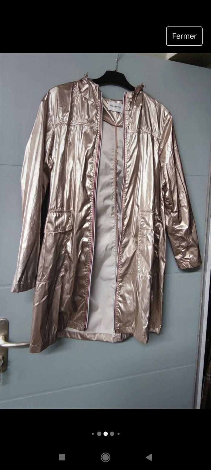 Imperméable champagne/doré Escandelle - photo numéro 6