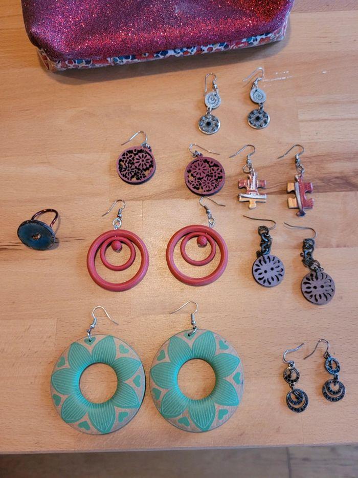 Lot boucles d'oreilles fantaisie - photo numéro 6