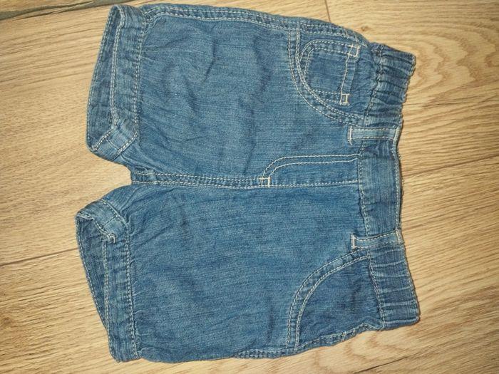 Short jean fin