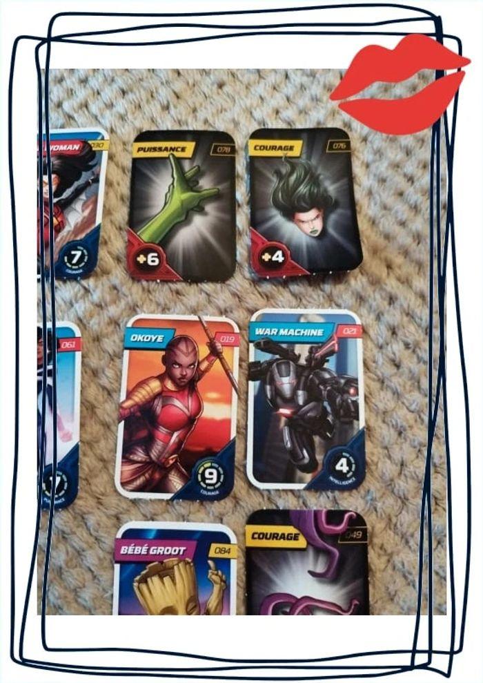 Lot 8 cartes de collection Marvel Avengers - photo numéro 4