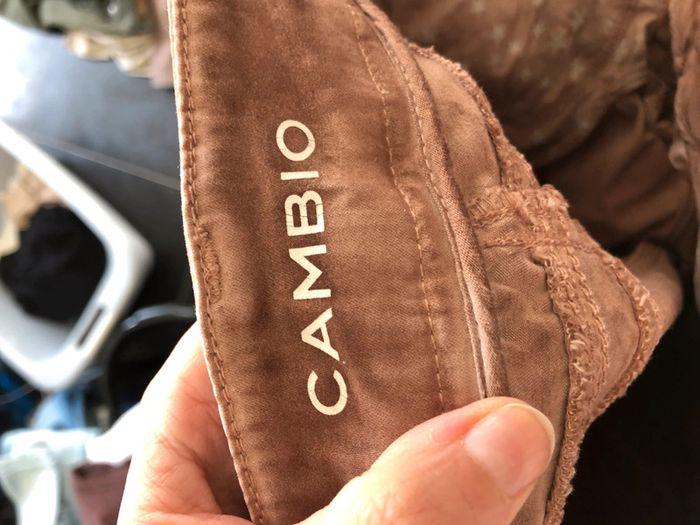 Jean slim effet « ombre » Cambio beige rosé taille 40 neuf - photo numéro 14