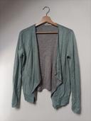 Gilet/cardigan vert d'eau