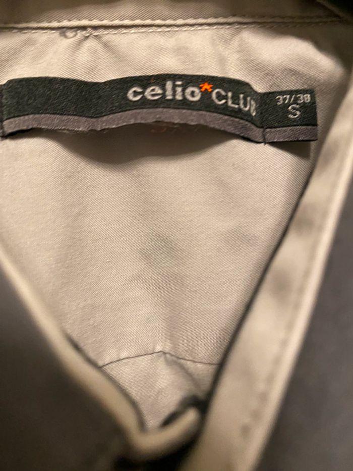 Chemise Celio grise, taille S - photo numéro 3