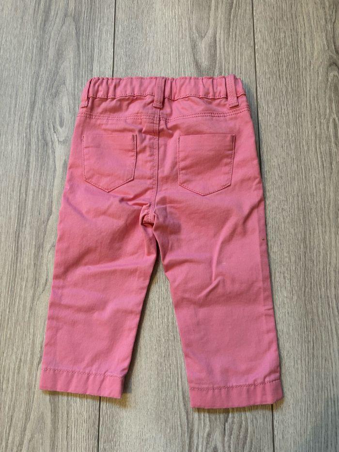 Pantalon rose bébé fille neuf - photo numéro 3