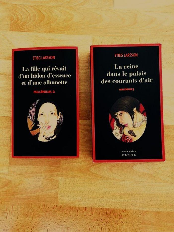 Lot de 2 gros romans de Stieg Larsson - photo numéro 1