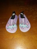 Chaussons d'eau licorne