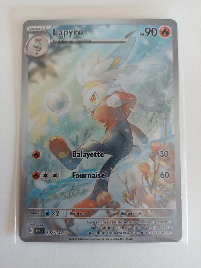 Carte pokémon lapyro 147/142 couronne stellaire - photo numéro 1