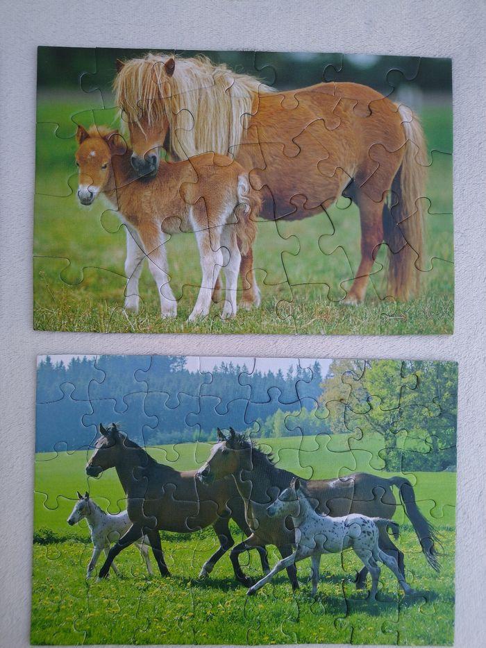 4 puzzles chevaux Schmidt - photo numéro 6