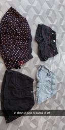 Lot short et jupe