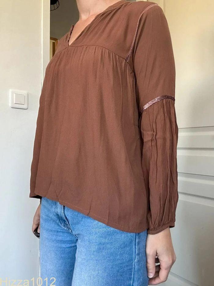 Blouse marron Charlie Joe taille 36 💖 - photo numéro 4