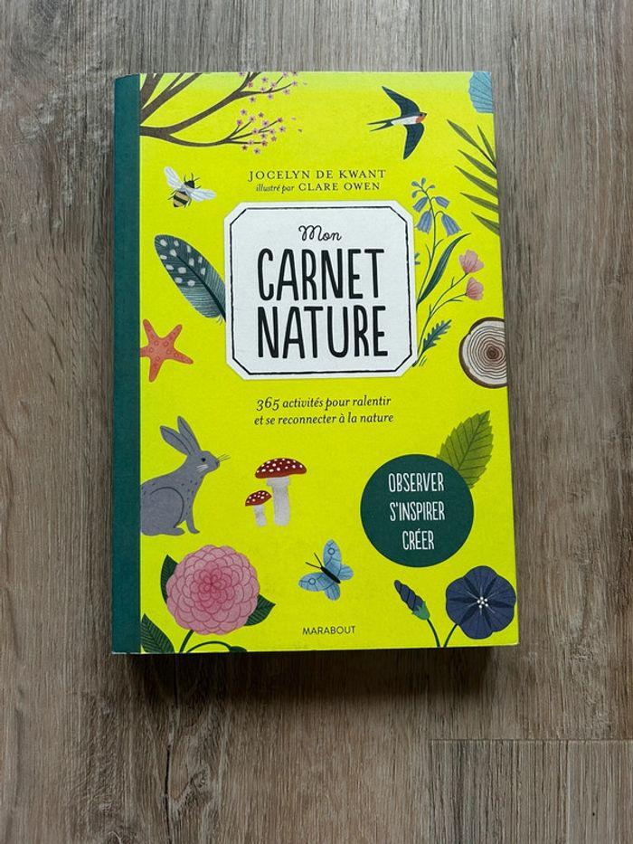 Livre : mon carnet nature de Jocelyn de kwant - photo numéro 1