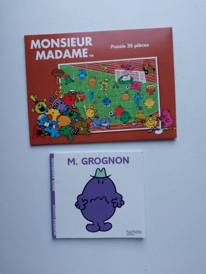 Livre + Puzzle Monsieur Madame - photo numéro 1