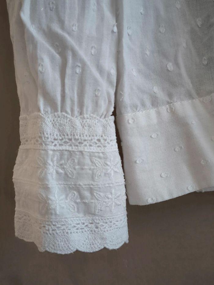 🤎 Blouse cache cœur broderie Sézane 38 🤎 - photo numéro 6