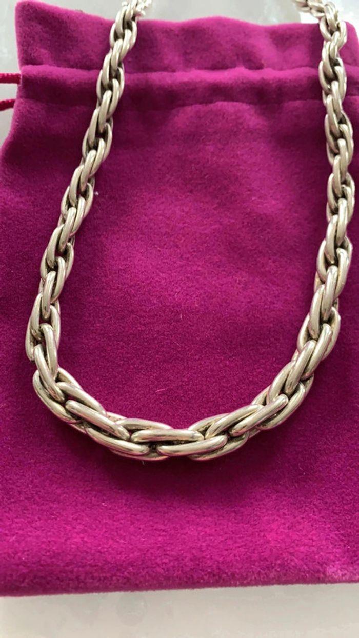 Collier argent   45 cm - photo numéro 2