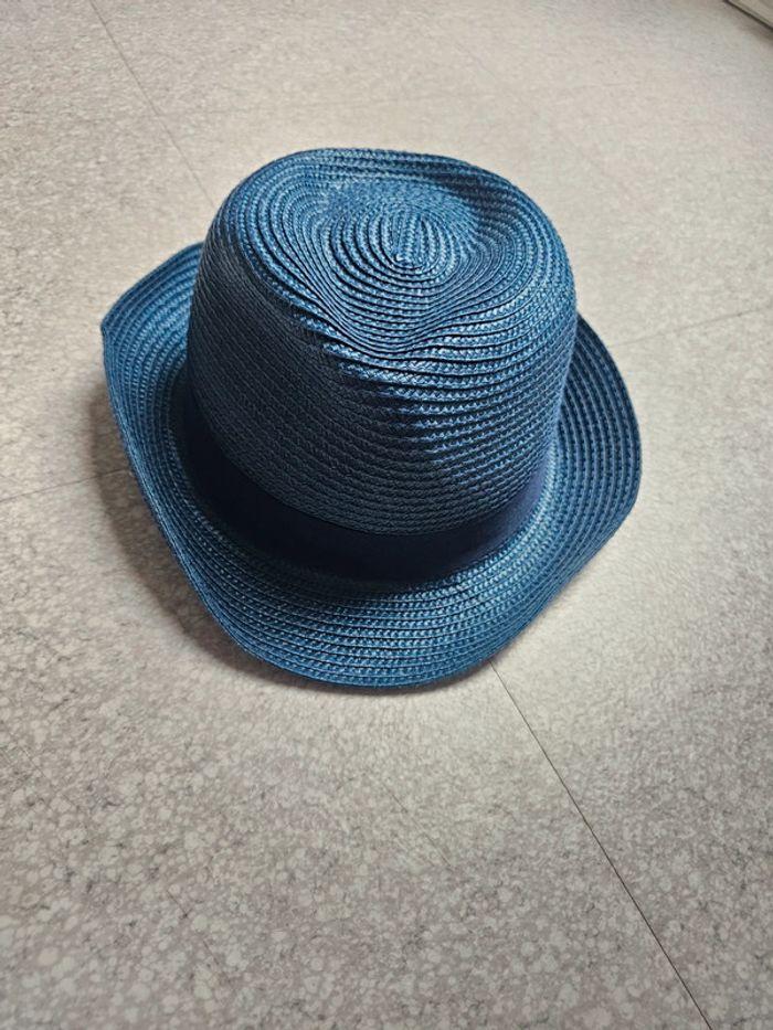 Chapeau homme bleu marine 60 - photo numéro 1