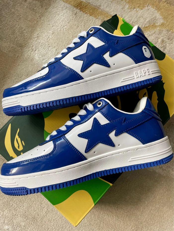 Baskets basses A Bathing Ape Bape Sta Low bleu foncé - photo numéro 7