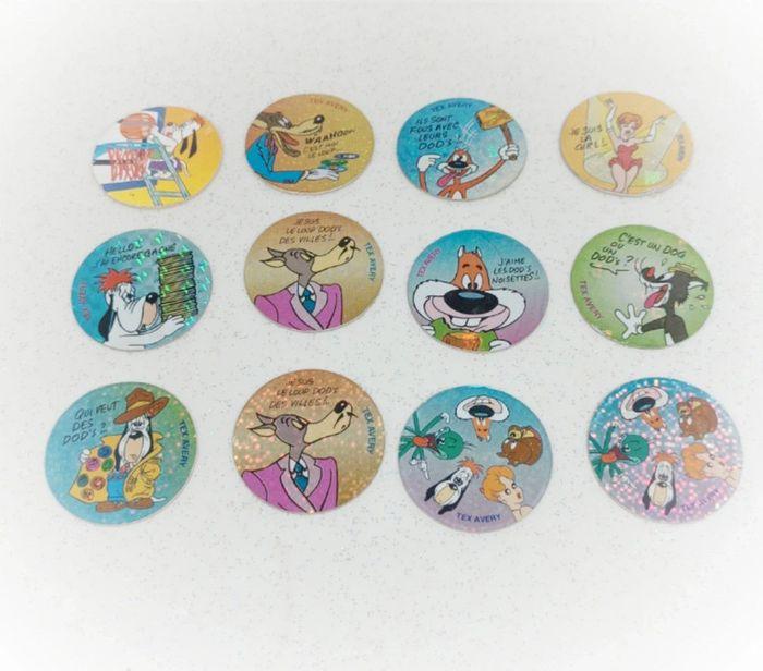 Pog Taz tazo vintage droopy Tex Avery 4 20 26 2 21 25 24 10 15 28 - photo numéro 1