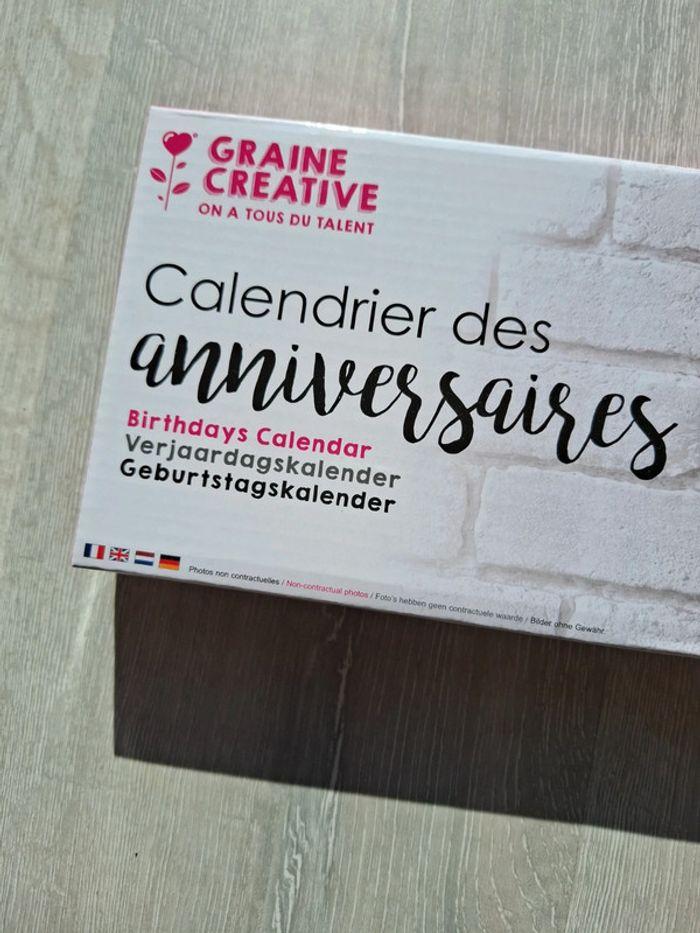 Calendrier des anniversaires - neuf - photo numéro 2