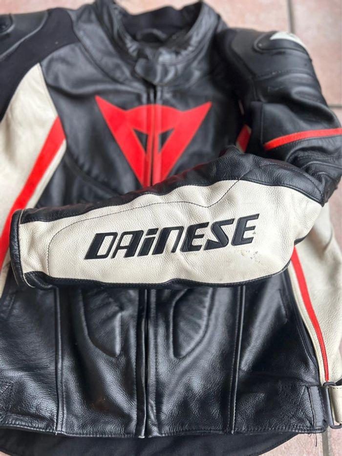 Blouson cuir Dainese, T52 - photo numéro 6