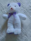 Doudou peluche Ourson violet