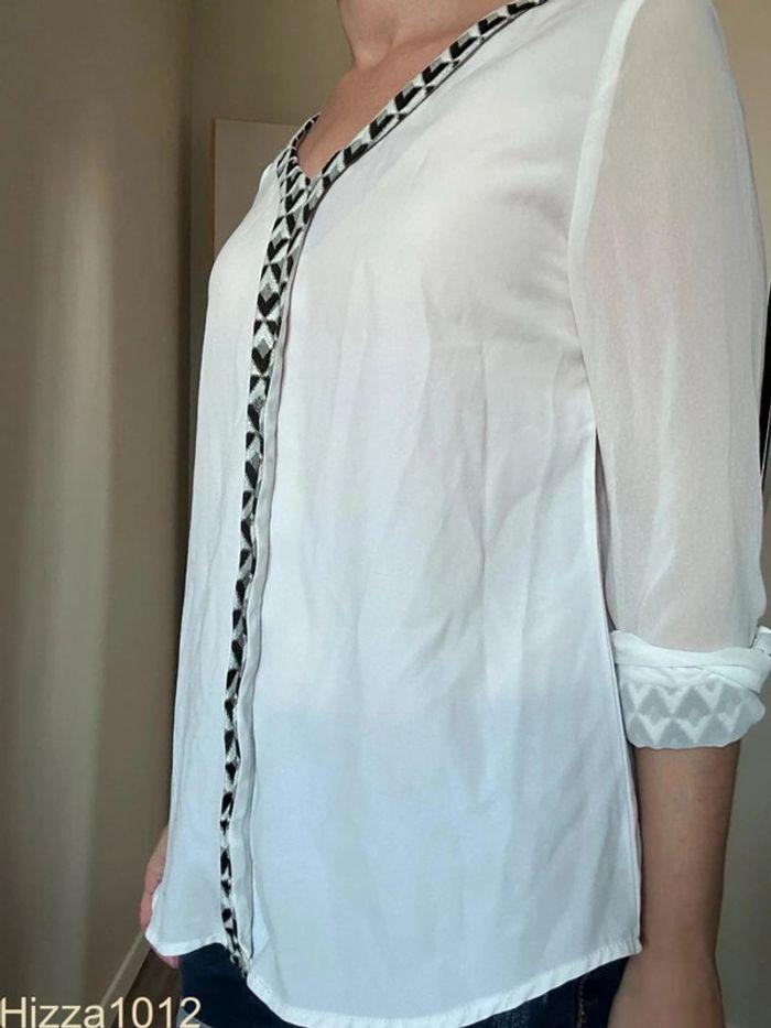 Blouse blanche Grace & Mila taille 38 💖 - photo numéro 9