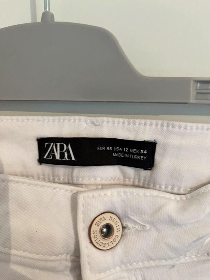 Jean Skinny blanc Zara taille 44 - photo numéro 2