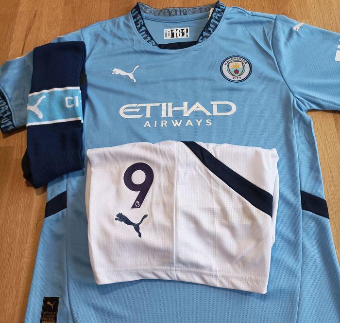 Haaland Manchester City taille 10 ans modèle 2025 kit complet - photo numéro 3