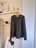 Pull noir gris en laine CK / Calvin Klein