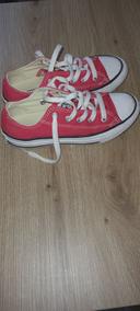 Converses basses rouge