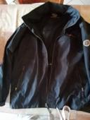 Veste k-way avec capuche inextenso noire homme taille xl état satisfaisant 5€