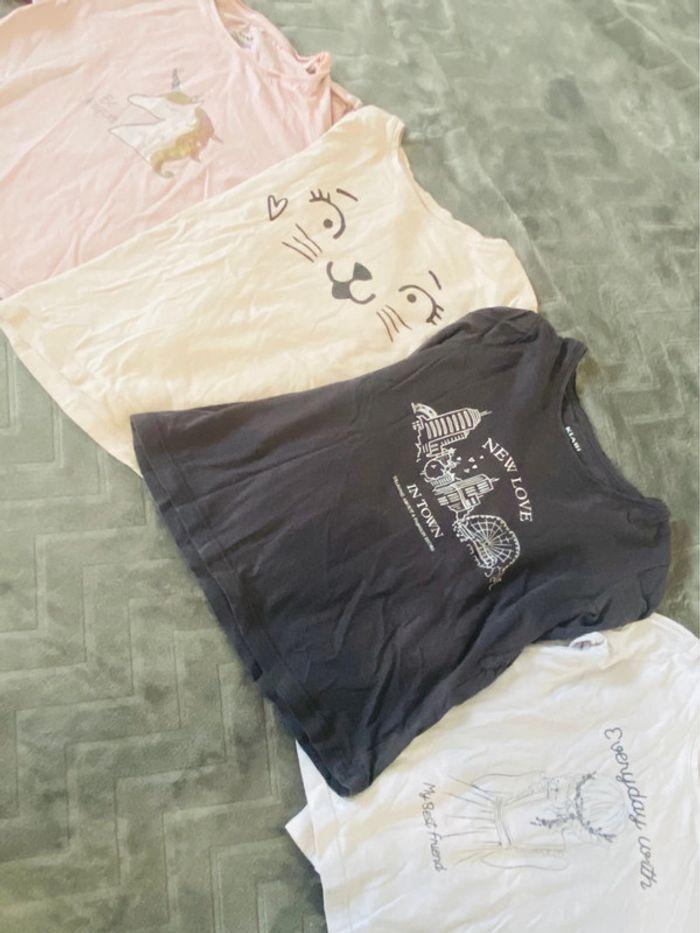 Lot de 4 t-shirt manche long - photo numéro 1