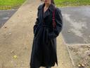 Vintage long trench wool & cashmere