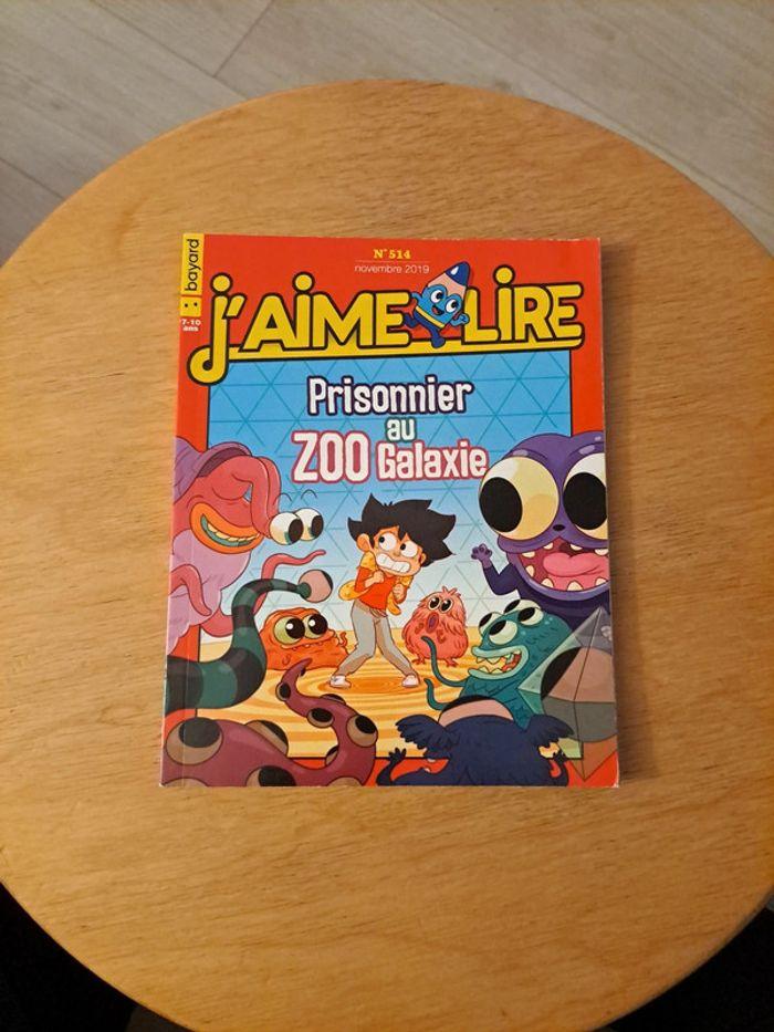 J'aime lire numéro 514 prisonnier au zoo galaxie