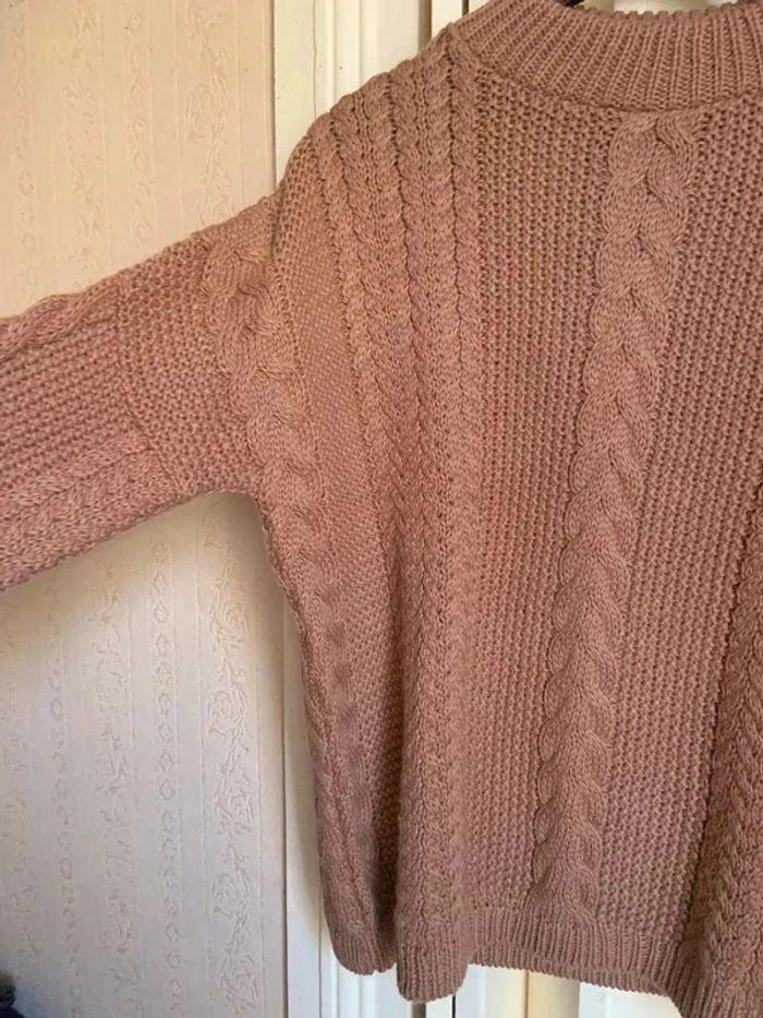 Pull camaïeu bois de rose taille 3 - photo numéro 4