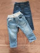 Lot jeans 12-18 mois