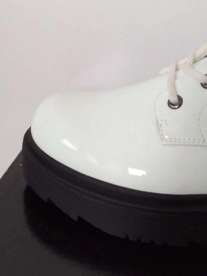 Bottines Cult en cuir blanc vernis taille 38 - photo numéro 10