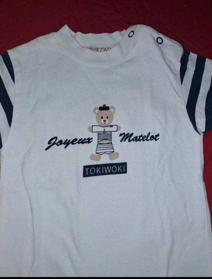 Tee-shirt joyeux matelot taille 12 mois - photo numéro 2