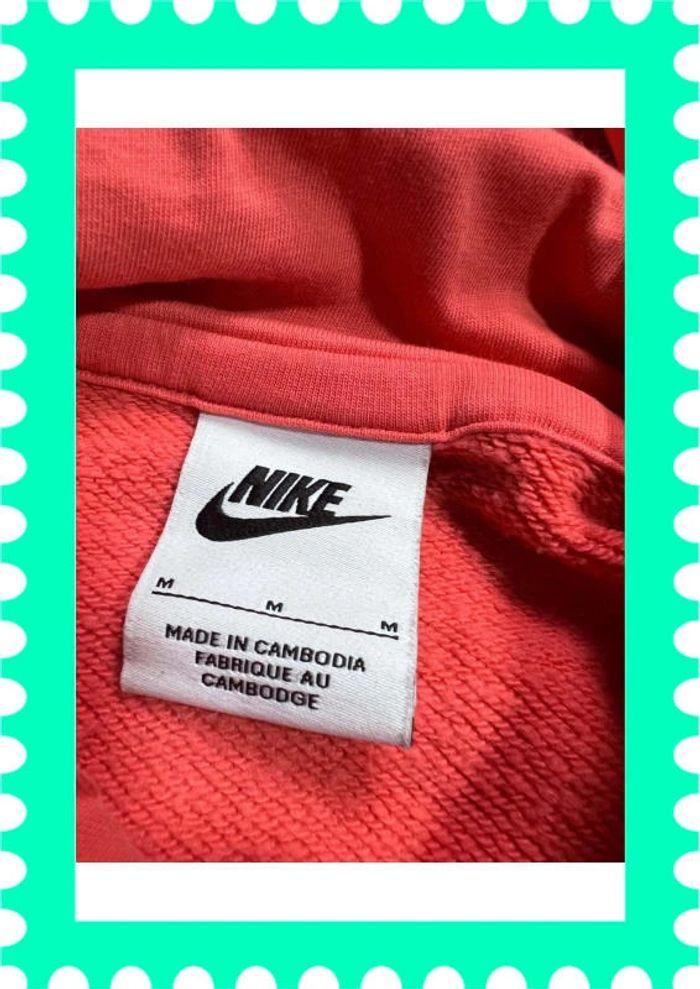 👕 Sweat à capuche Nike logo brodé Rose Taille M 👕 - photo numéro 8