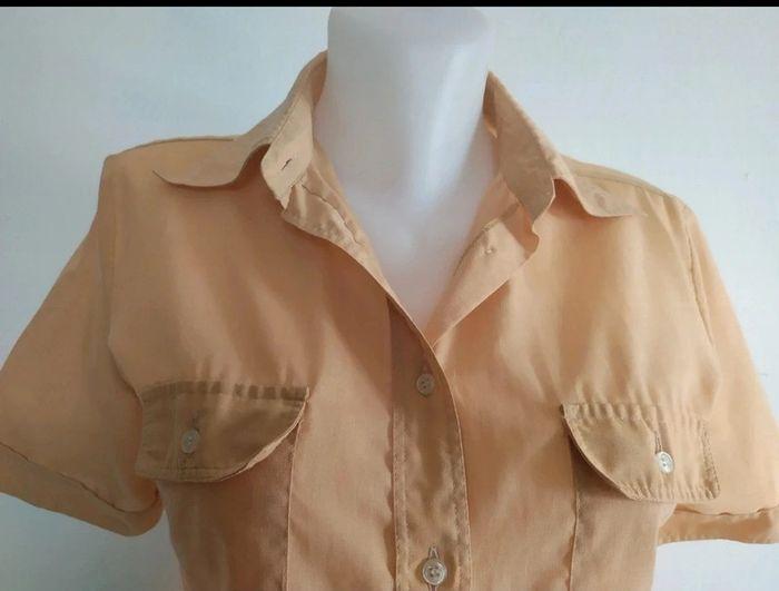 Chemise beige à manches courtes - photo numéro 2