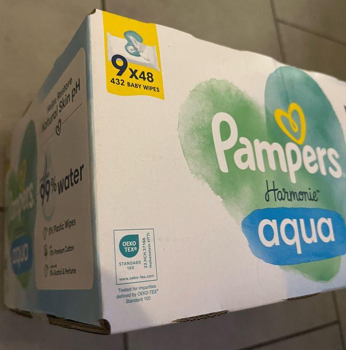 Un carton de lingettes Pampers harmonie Aqua - photo numéro 2