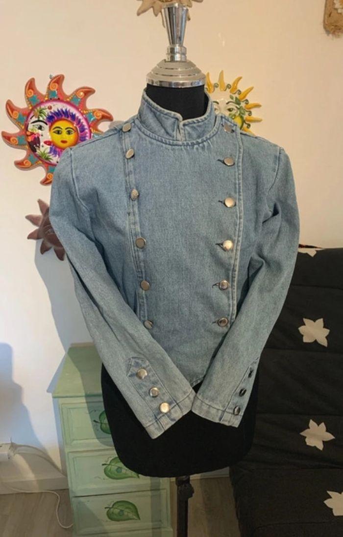 Veste denim vintage XS 34/36 - photo numéro 2