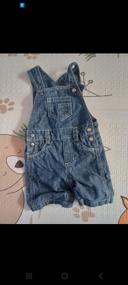 Salopette short 3 mois kitchoun