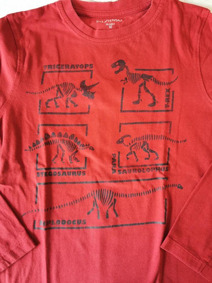 T-shirt manches longues dinosaures - photo numéro 3