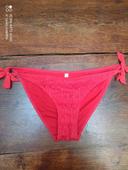 Bas maillot de bain rouge