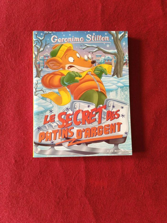 Geronimo Stilton tome 84 " Le secret des patins d'argent " Albin Michel Jeunesse - photo numéro 1