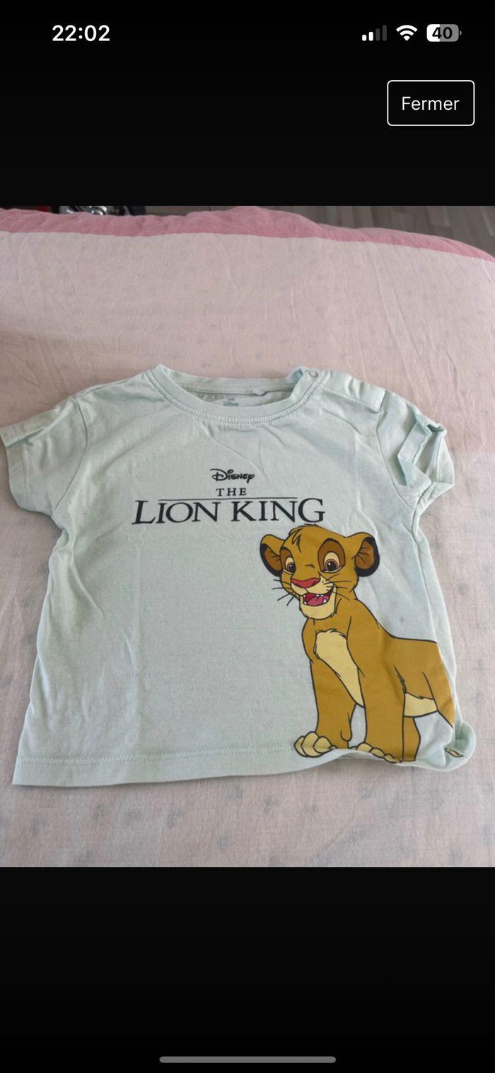 T-shirt roi lion