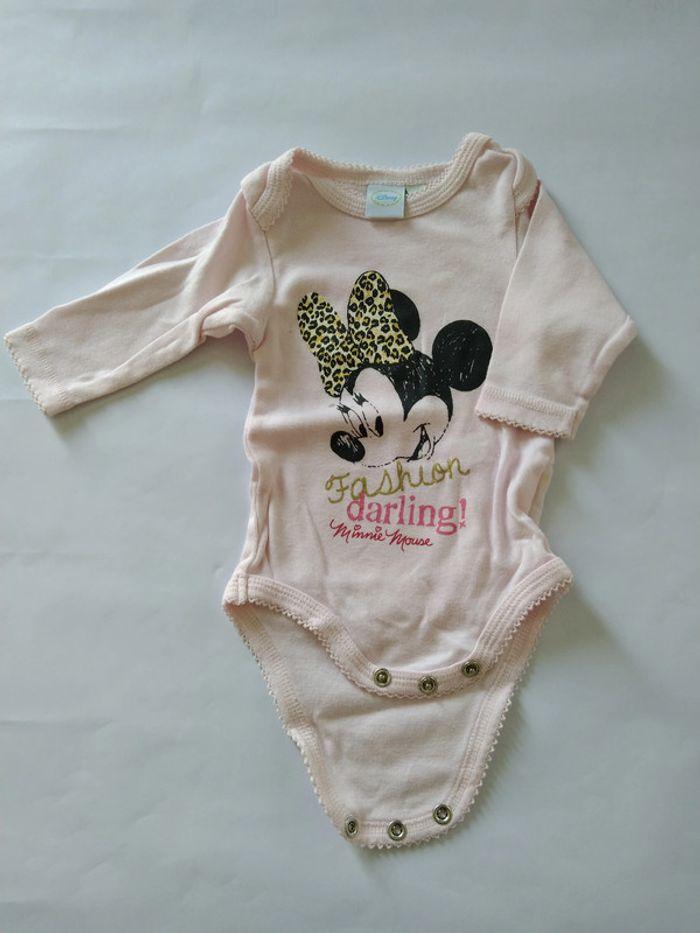 lot de 2 bodies disney fille 3 mois - photo numéro 2