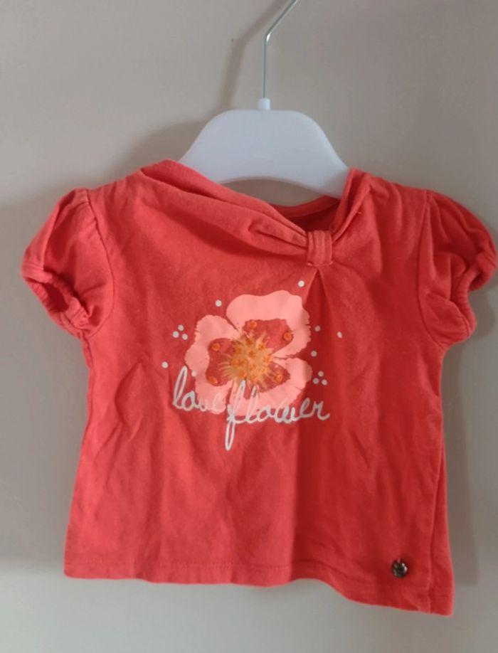 👕Tee-shirt rouge bébé fille 👧🏻 - photo numéro 1